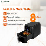 AIR FRYER 8L DIGITAL SCREEN