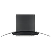 Top-rated chimney hood - HOOD ALPHA IN HC PB FL BK 90