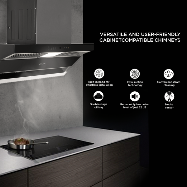 Premium Thunder Storm 90cm Kitchen Chimney Buy now at 59 990