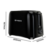 Faber FT 750W BK LID - Pop Up Toaster