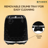 Buy Faber FT 950W DLX BK - Pop Up Toaster Online