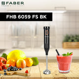 Faber India FHB 6059 FS BK Chopper & Hand Blender For Kitchen