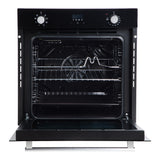 Built in Oven 60 cm 80 Liter with Touch and Push Knob