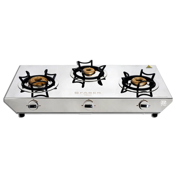 Buy Faber Hob Cooktop HILUX MAX 3 Brass Burner SS Online at Best Price Buy now at ₹ 11,050