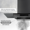 Shop Faber Hood Mercury Pro HC SC FL BK 90cm Kitchen Chimney