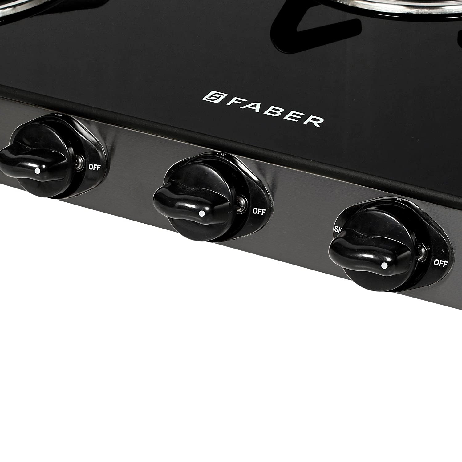 Buy JUMBO Black 3 BB Burner Hob Cooktop Faber India Online Buy now at