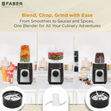 SPORTS BLENDER 4 IN 1 ARIA NERO WITH CHOPPER