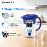 FWP Alkaline Water Pitcher 3.5 Blue F