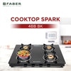 COOKTOP SPARK 4BB BK