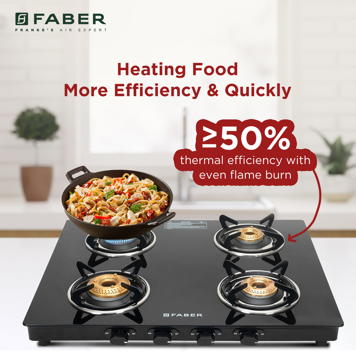 High-Performance Spark 4BB BK Cooktop - Buy now at ₹ 5,850