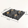 COOKTOP SPARK 4BB BK