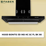 HOOD BONITO 3D IND HC SC FL BK 90
