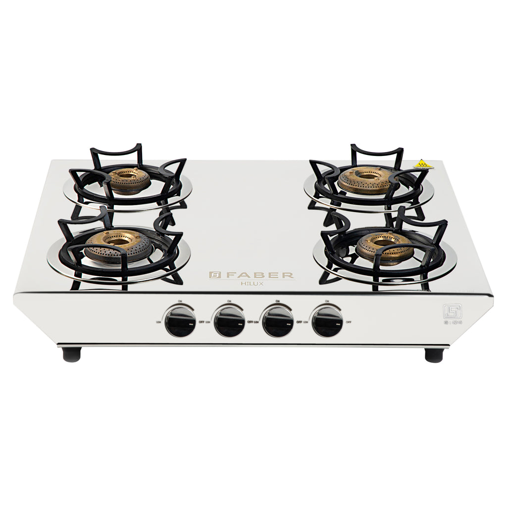 Buy HOB COOKTOP HILUX MAX 4BB SS Hobtop Online Faber India