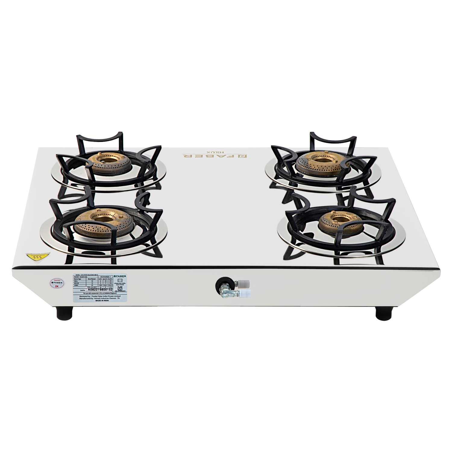 Buy Faber Hob 4 Brass Burner HILUX MAX COOKTOP Online at Best Price