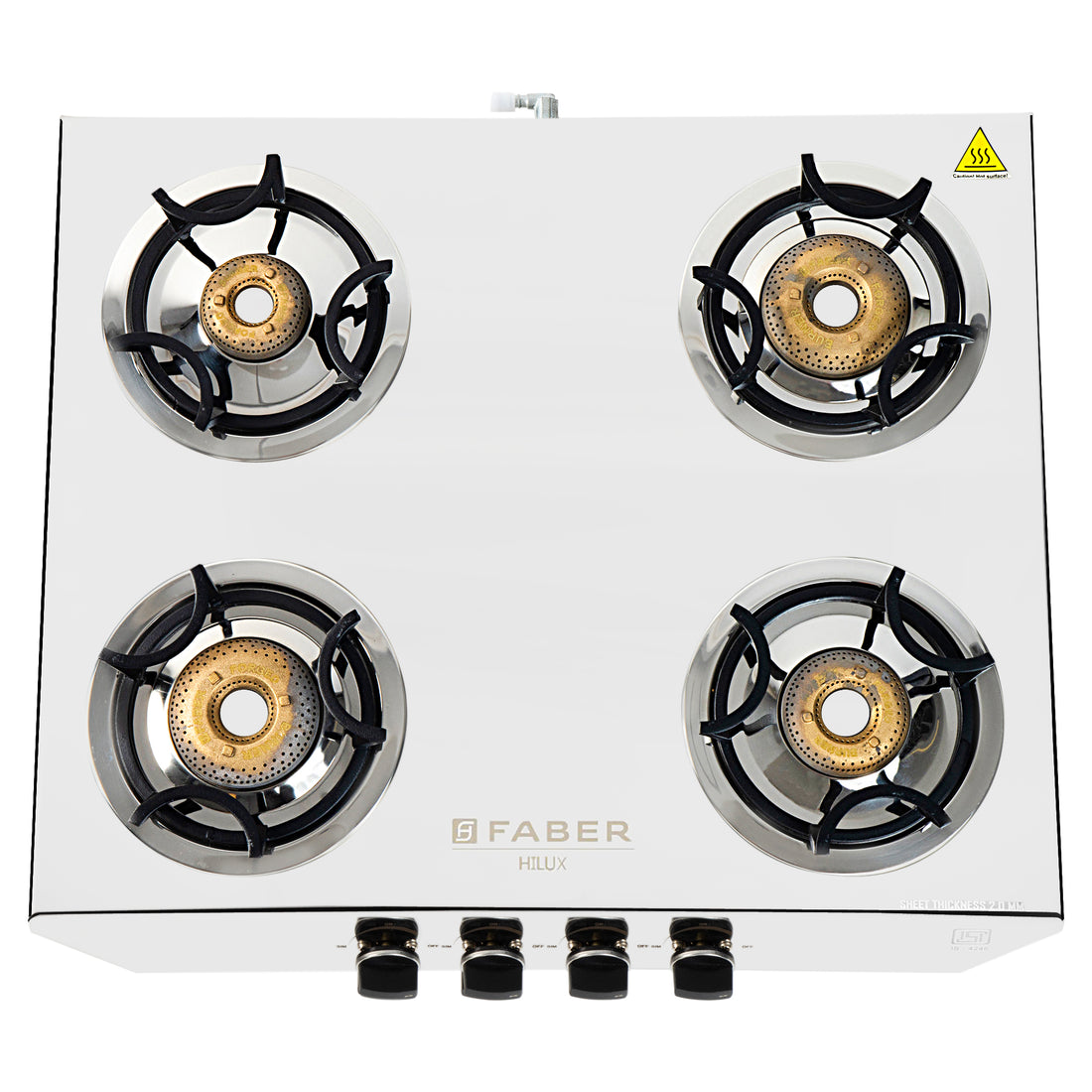 Buy Faber Hob 4 Brass Burner HILUX MAX COOKTOP Online at Best Price