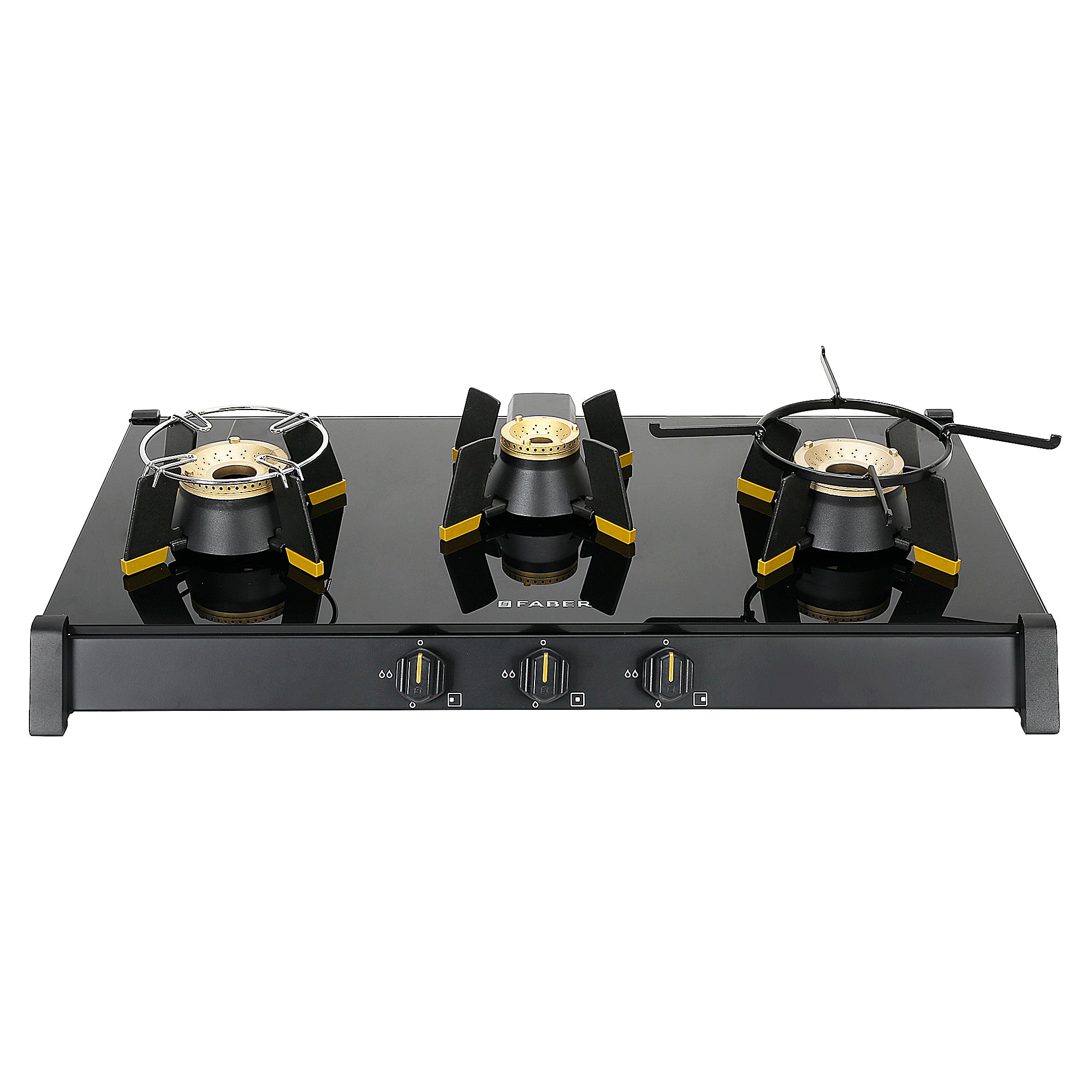 Buy Faber Best 3 Burner GENIUS 753 BK Cooktop Online Buy now at ₹ 13,490