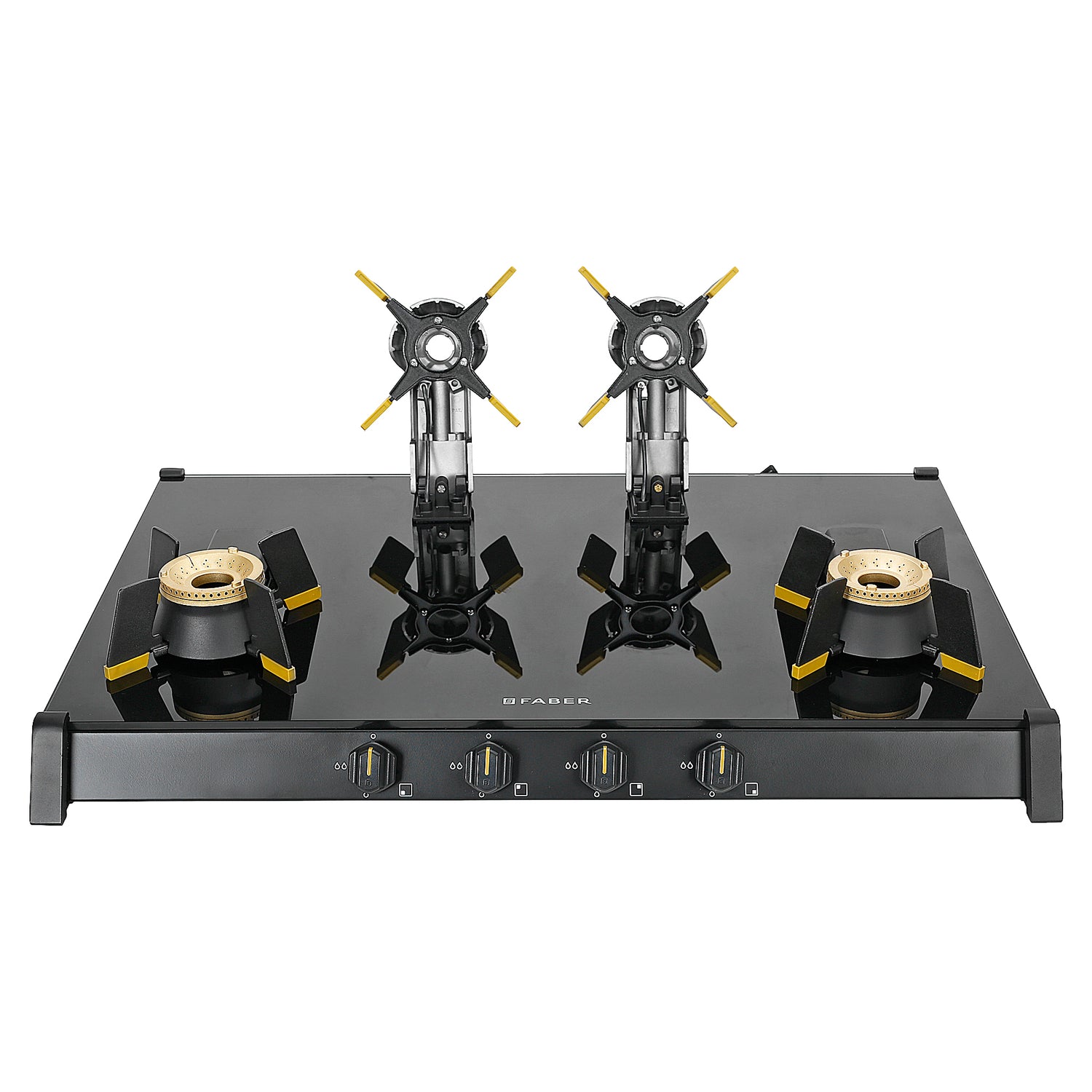 Buy Faber Cooktop Best 4 Burner GENIUS 804 AI BK Online Buy now at