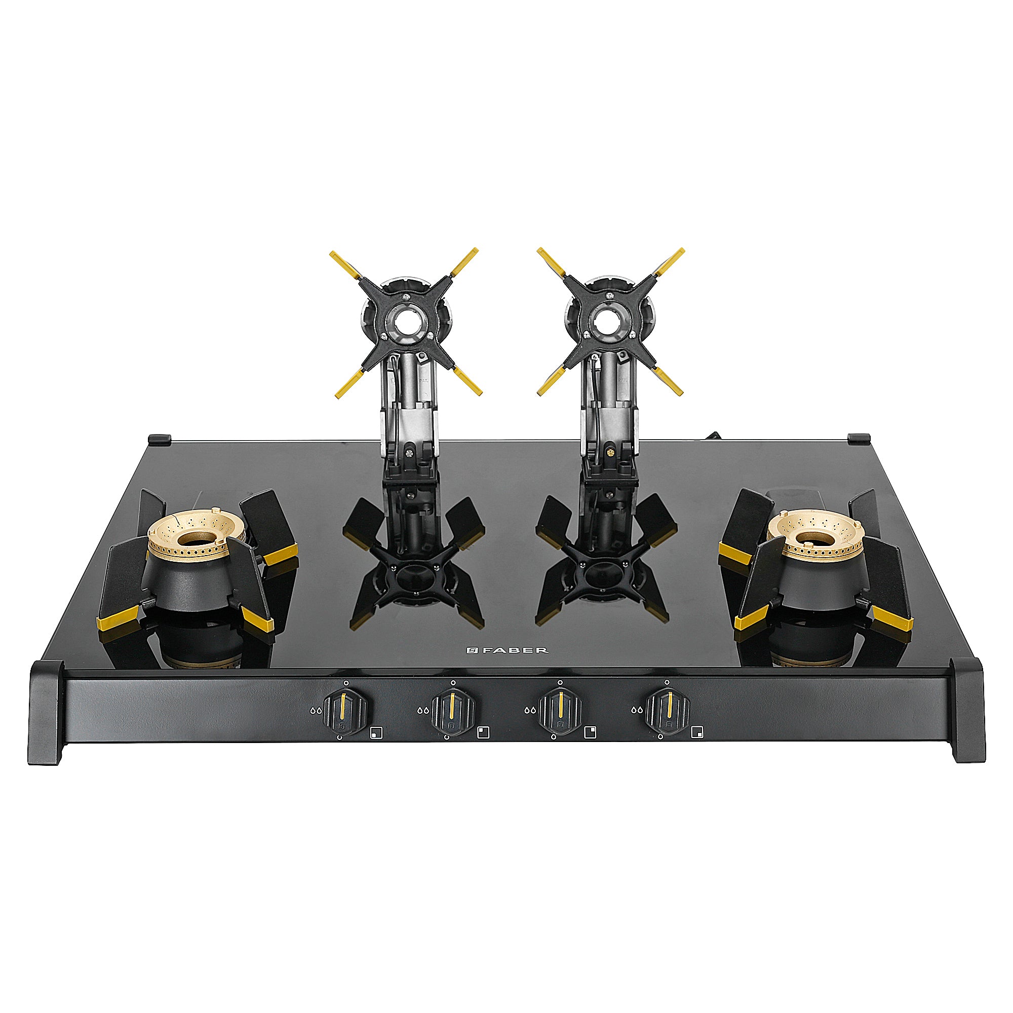 Buy Faber Cooktop Best 4 Burner GENIUS 804 AI BK Online Buy now at