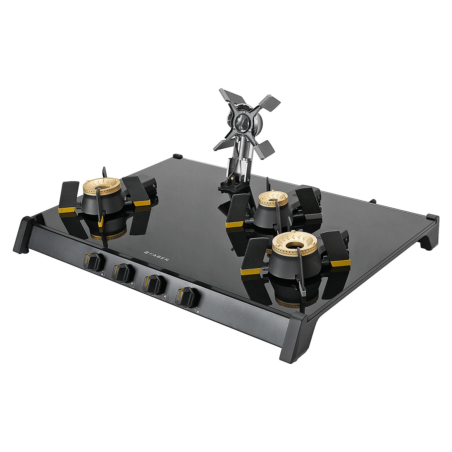 Buy Faber Cooktop Best 4 Burner GENIUS 804 AI BK Online Buy now at