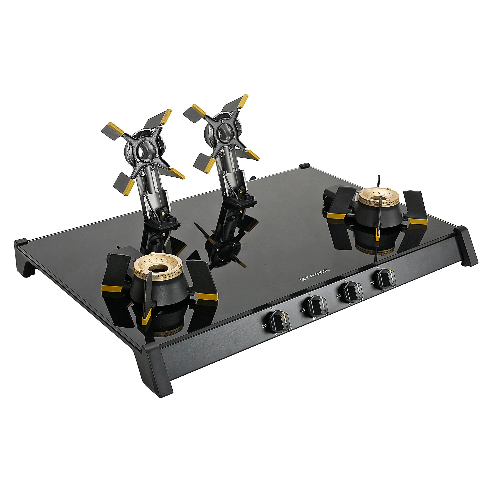 Buy Faber Cooktop Best 4 Burner GENIUS 804 AI BK Online Buy now at
