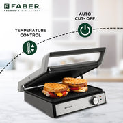 Panini Maker FTG 2200W 3IN1 SS BK