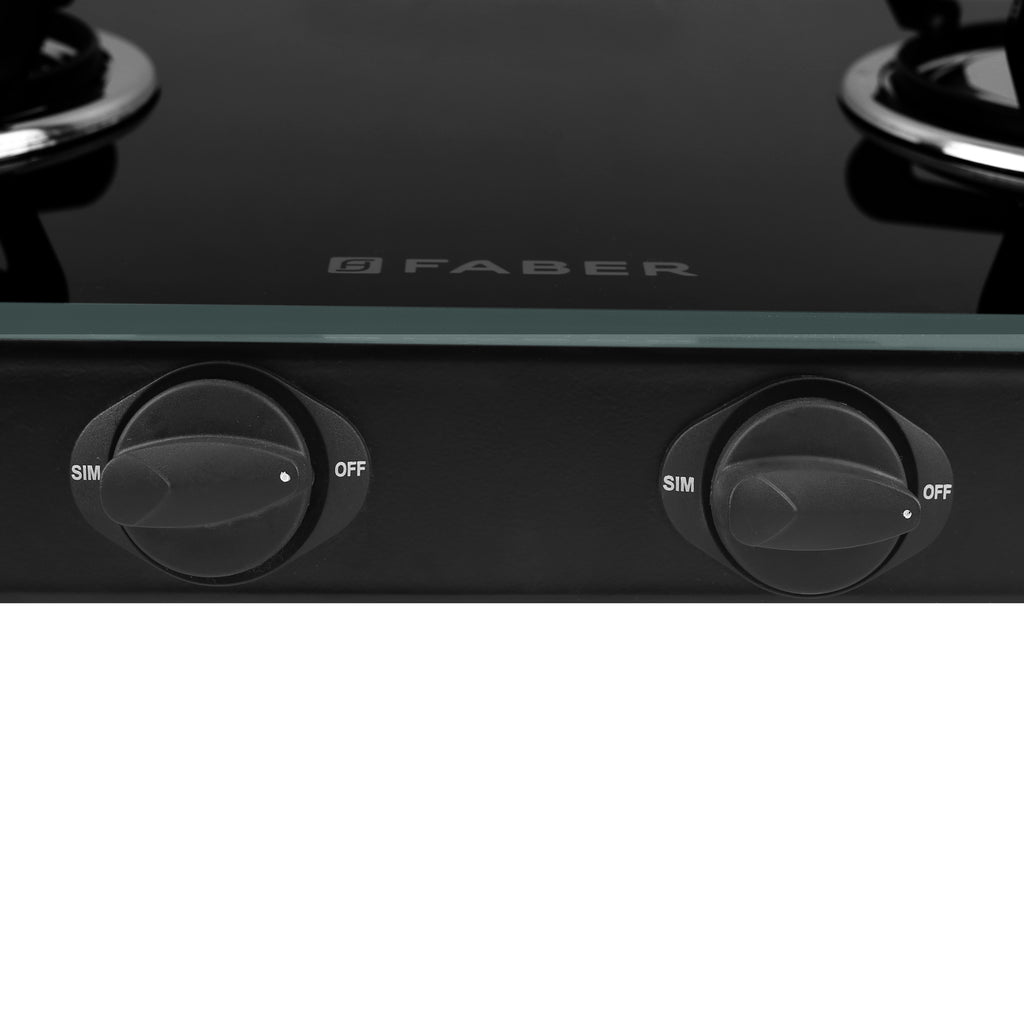 Buy Faber REMO 2BB BK Best 2 Brass Burner Cooktop Online Buy now at ₹ 5,730