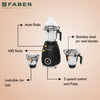 Faber India FMG CROWN 800 W 3J NERO Mixer grinder For Kitchen