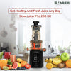Faber FSJ 200 BK-M (Slow Juicer+ salad maker) Slow Juicer