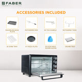 Accessories Included with Faber FOTG BK 34L Built in Oven