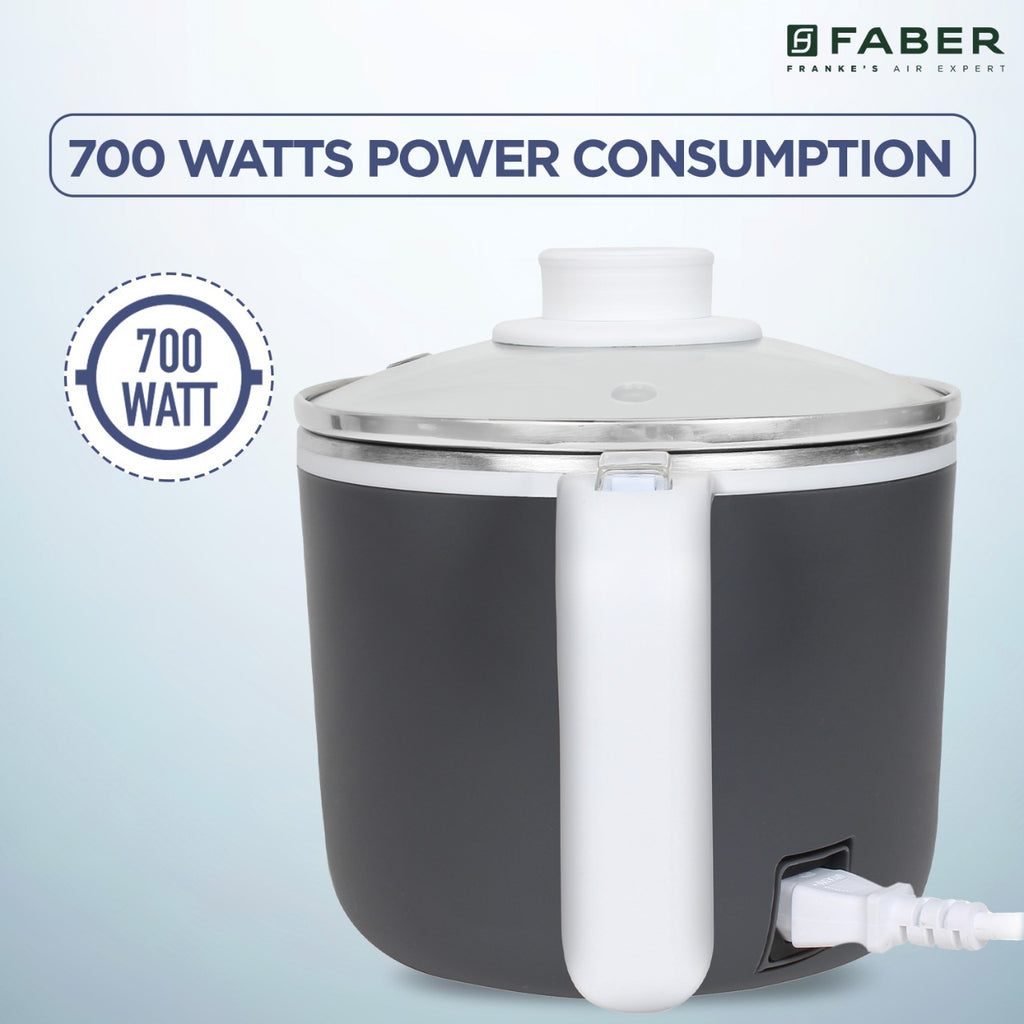 Buy Faber Best FMC 1.2 Litre Black Multicooker Online Buy now at ₹ 1,699