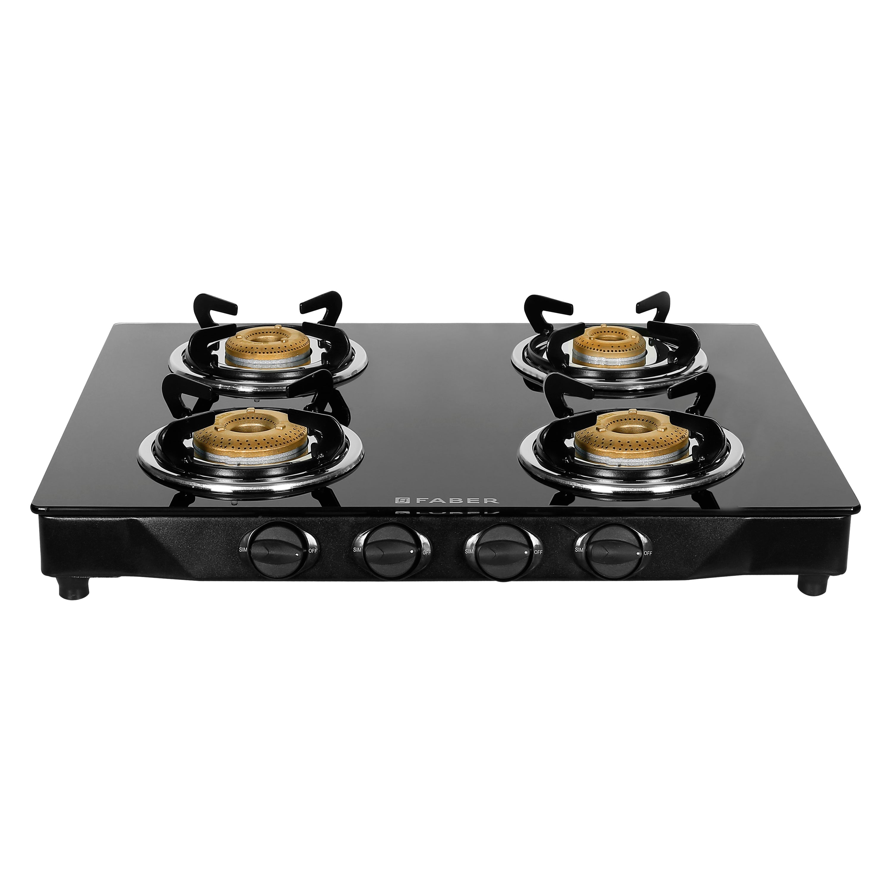 Buy COOKTOP DOUBLE JUMBO 4BB BK Cooktop Online Faber India Buy now
