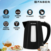 FK 1.7L BK - Black Kettle