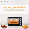 Buy Faber FOTG BK 34L (Double Glazed) Builtin Ovens Online