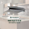 Faber HOOD RUBY XL TC SS 60 Chimney For Kitchen