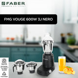 Faber India FMG VOGUE 600 W 3J NERO Mixer grinder