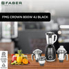Faber India FMG CROWN 800 W 4J NERO Mixer grinder
