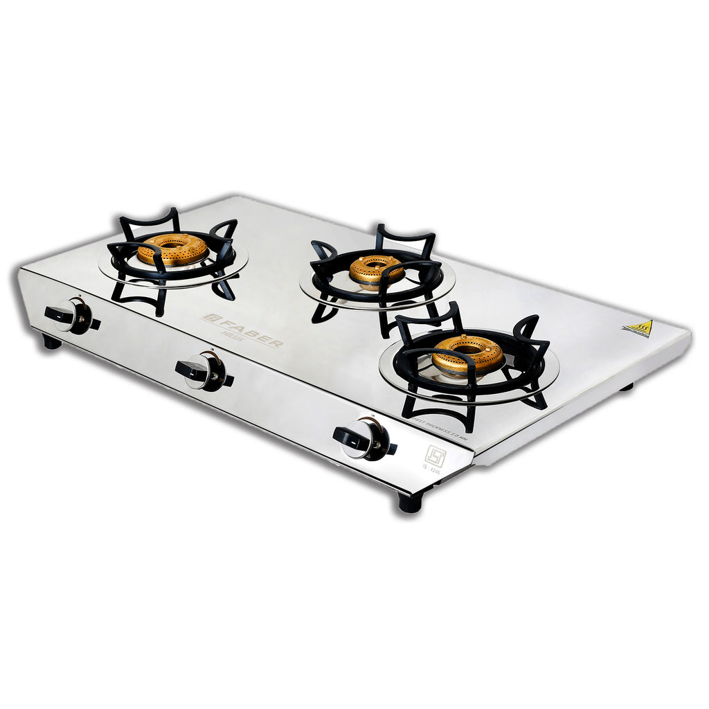 Buy HOB COOKTOP HILUX MAX 3BB SS Hobtop Online Faber India