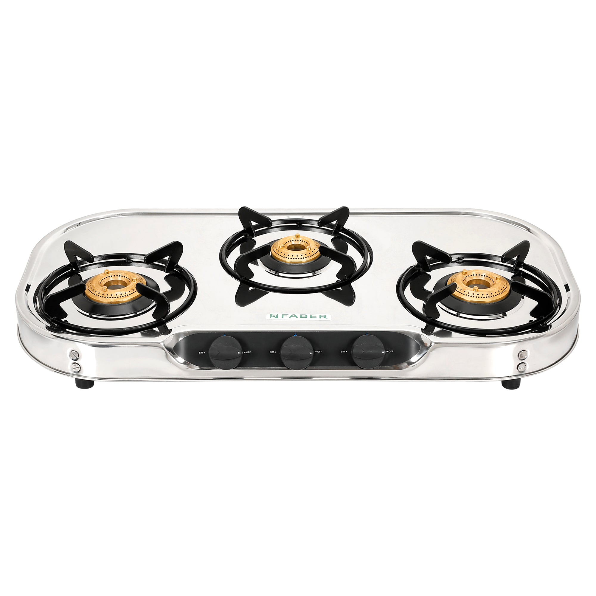 Buy HOB COOKTOP CRYSTAL 3BB SS Cooktop Online Faber India Buy