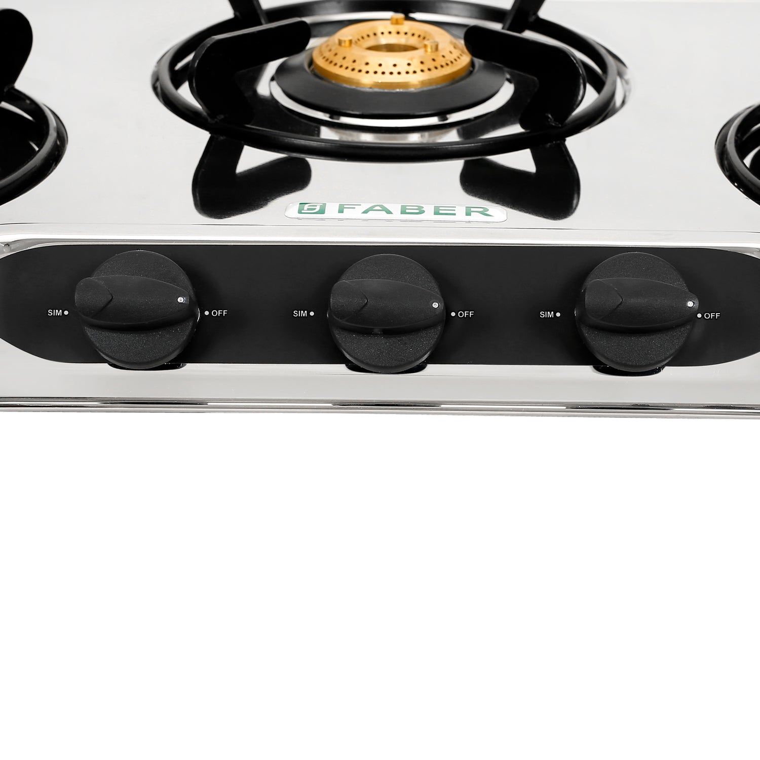 Buy HOB COOKTOP CRYSTAL 3BB SS Cooktop Online Faber India Buy now