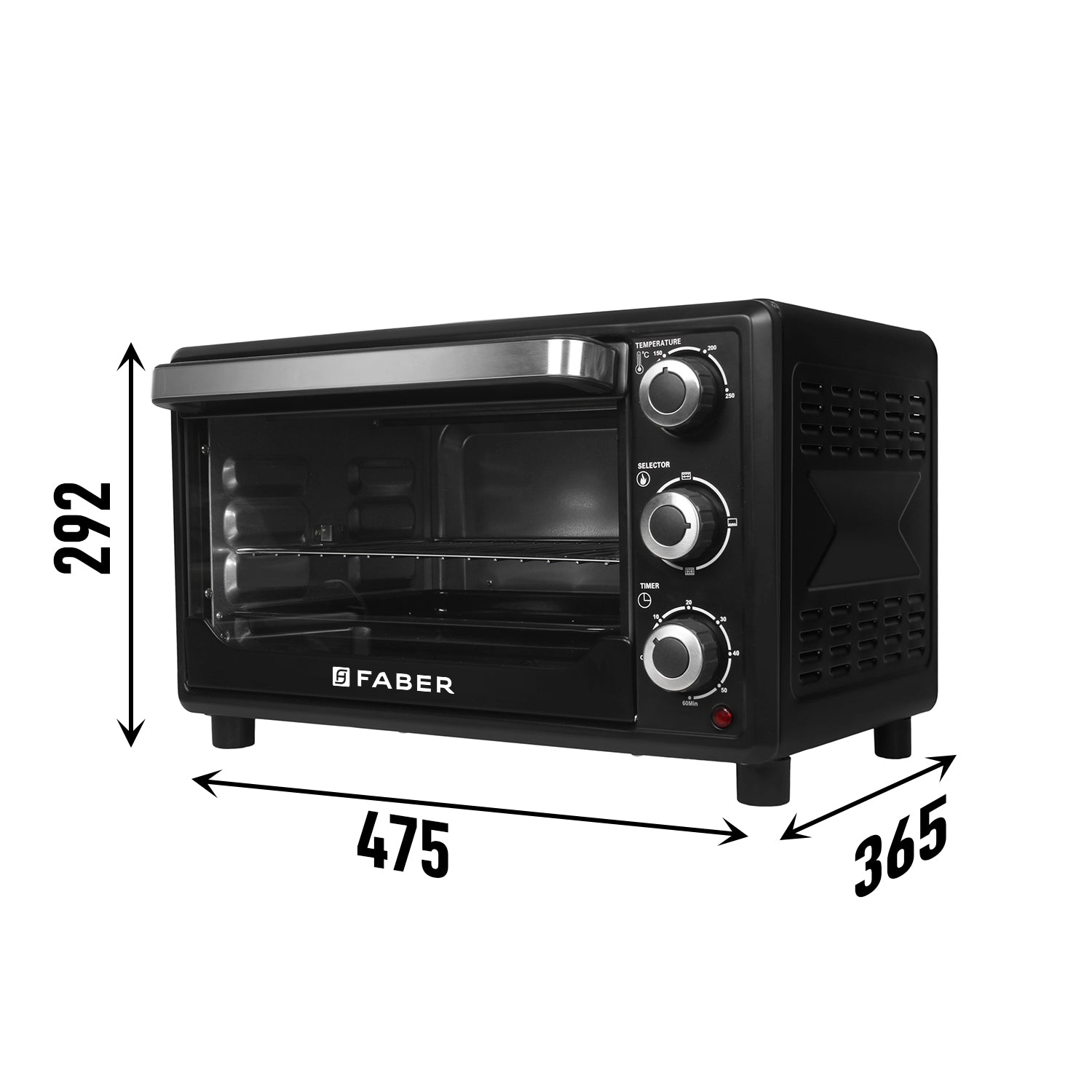 Shop Best Faber FOTG Black 24L Oven Toaster Grill Online Buy now at