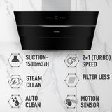 Touch and Gesture Control Kitchen Chimney