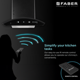 Buy now Faber HOOD ELLORA 3D IN HC SC BF BK 91 Kitchen Chimney Online