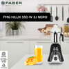 Faber India FMG HILUX 550 W 3J NERO Mixer grinder