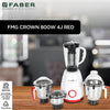 Faber India FMG CROWN 800 W 4J MYSTIC RED Mixer grinder