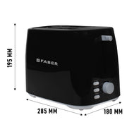 FT 900W BK - Pop Up Toaster